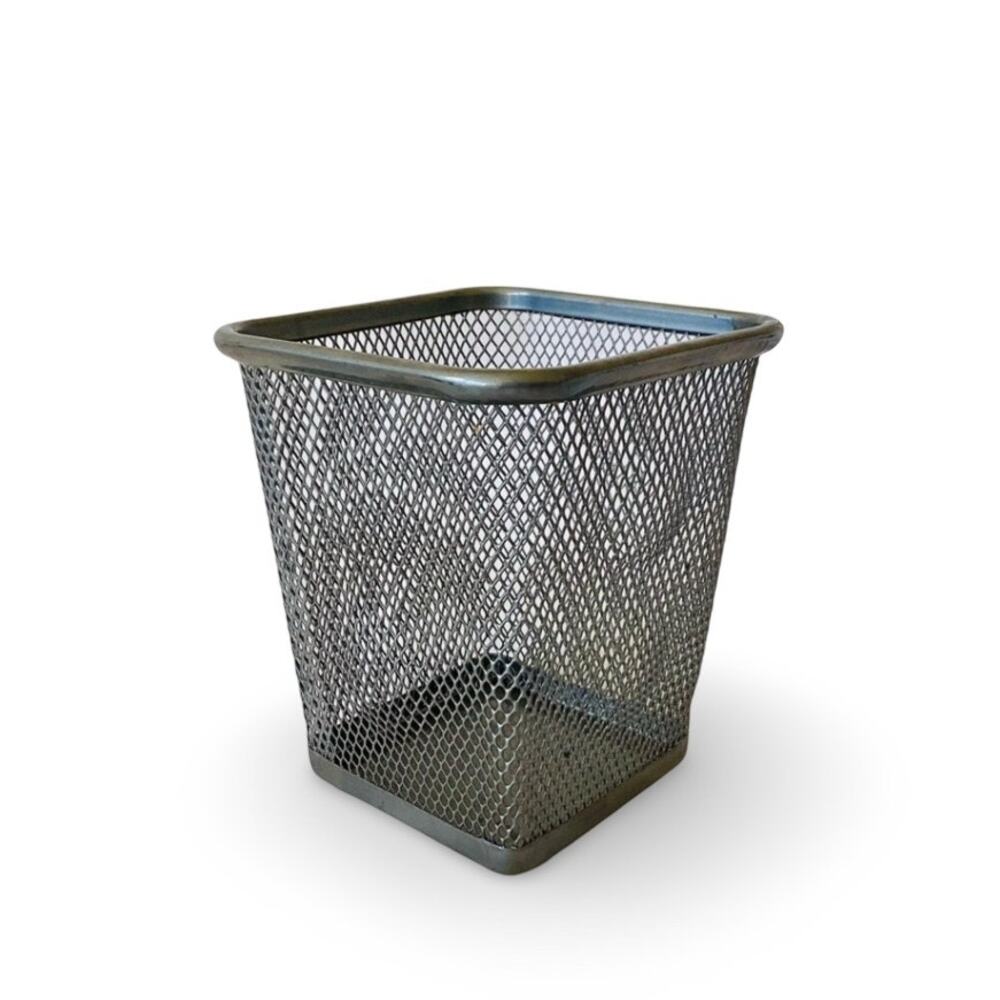 IKEA DOKUMENT Pencil cup, silver color